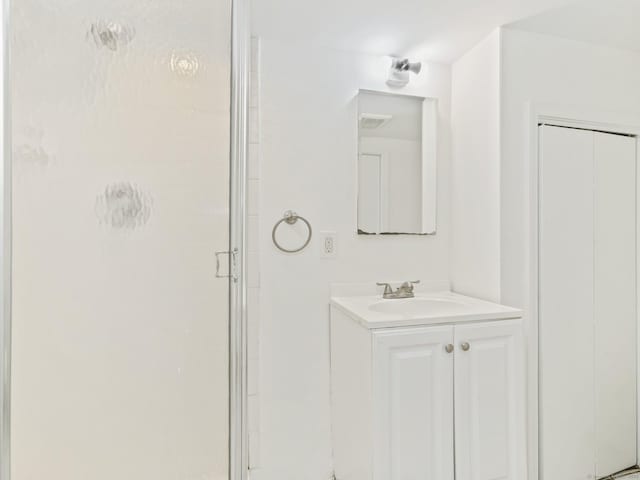 62 Severance Dr, Stamford, CT 06905 - bathroom with a stall shower and vanity