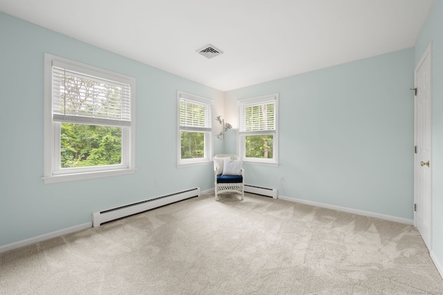 15 Tisbury Rd, Old Lyme, CT 06371 - empty room with baseboard heating and carpet flooring