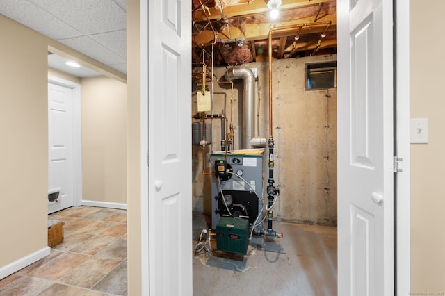 15 Tisbury Rd, Old Lyme, CT 06371 - utility room with a heating unit