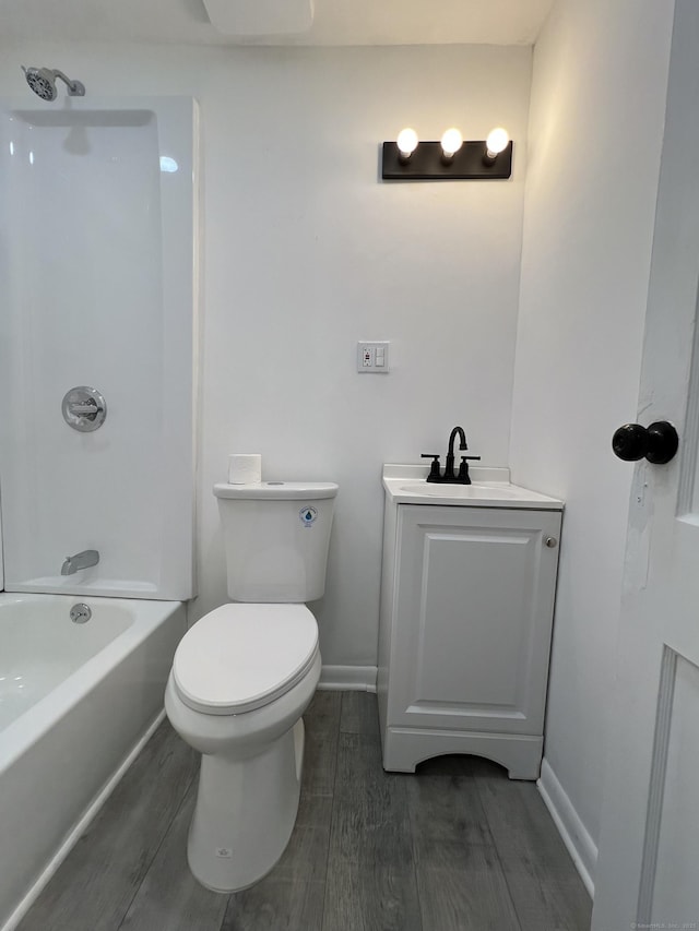 6 Victory Dr, New Haven, CT 06515 - full bath with wood finished floors, shower / bathtub combination, and vanity