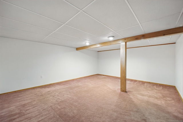 24 Westerly Dr, Enfield, CT 06082 - finished below grade area featuring carpet and a drop ceiling
