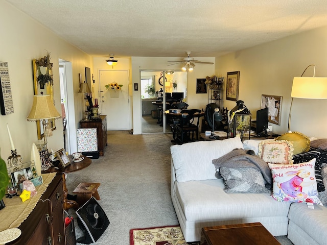 40 California St Unit A17, Stratford, CT 06615 - living room with carpet and ceiling fan
