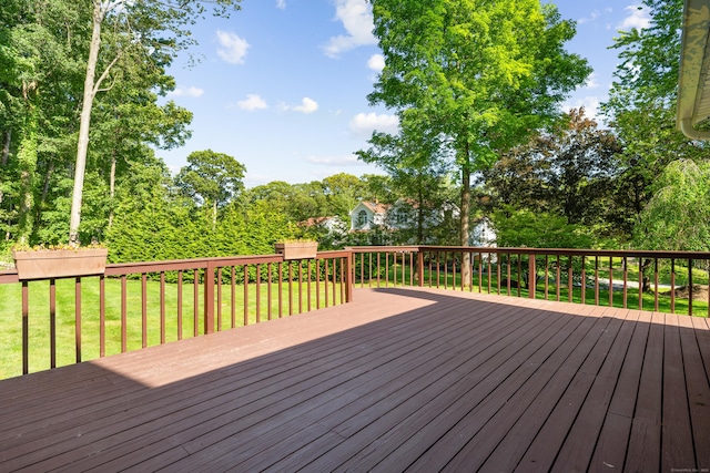 59 Judith Dr, Danbury, CT 06811 - wooden terrace with a yard