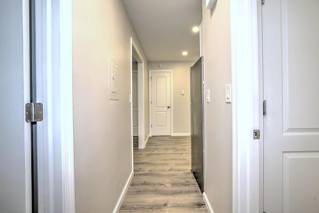 56 Wakelee Avenue Ext Unit 12, Shelton, CT 06484 - hall featuring light wood-type flooring and recessed lighting