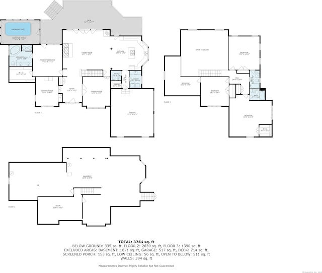 168 Sunset Hill Rd, Redding, CT 06896 - view of floor plan / room layout