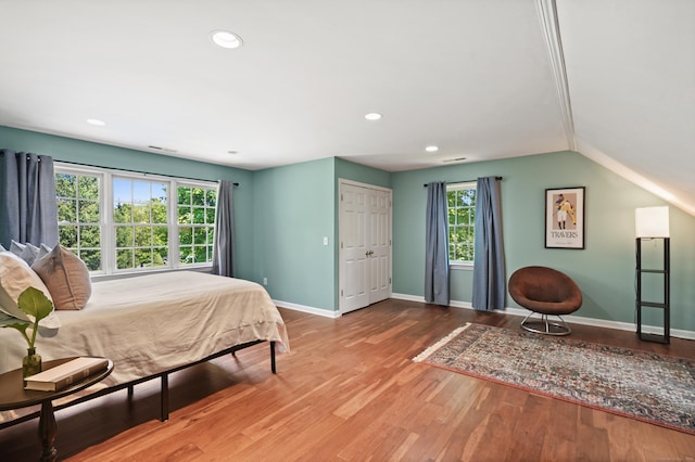 168 Sunset Hill Rd, Redding, CT 06896 - bedroom with wood finished floors and recessed lighting
