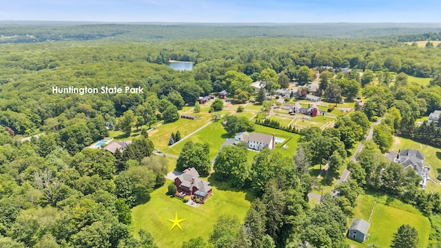168 Sunset Hill Rd, Redding, CT 06896 - bird's eye view of a forest