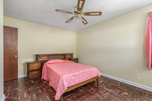 7 Weymouth Dr, Enfield, CT 06082 - bedroom with baseboards and ceiling fan