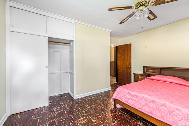 7 Weymouth Dr, Enfield, CT 06082 - bedroom featuring a closet and ceiling fan