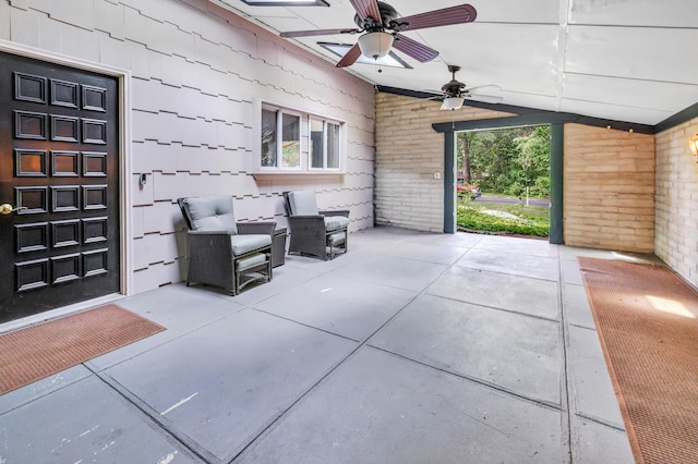 3 Yale Ave, Shelton, CT 06484 - view of patio featuring a ceiling fan