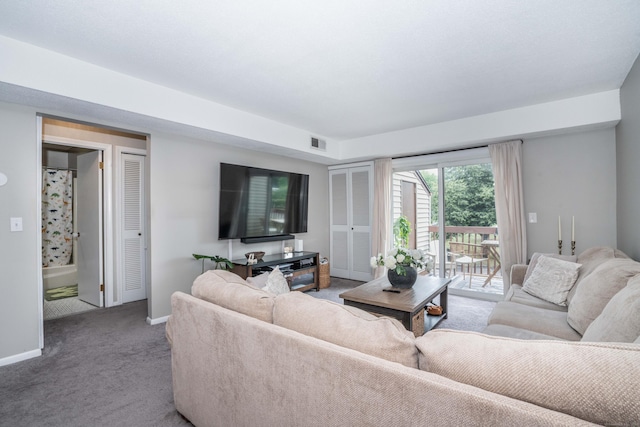 506 Twin Circle Dr Unit 506, South Windsor, CT 06074 - living area featuring carpet flooring and baseboards