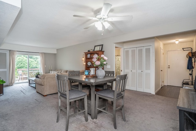 506 Twin Circle Dr Unit 506, South Windsor, CT 06074 - dining room featuring carpet and a ceiling fan