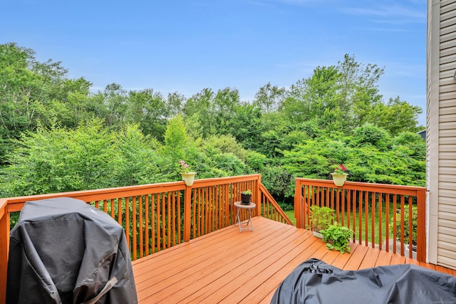 114 Tiffany Ln, Bristol, CT 06010 - wooden deck featuring area for grilling