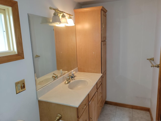 62 Rice Rd, Meriden, CT 06450 - bathroom featuring vanity and tile patterned flooring
