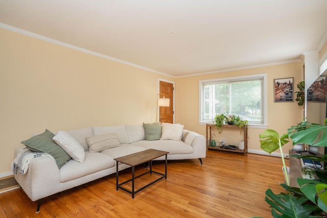 145 Quaker Ln S, West Hartford, CT 06119 - living area featuring ornamental molding and light wood finished floors