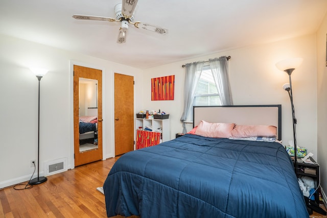 145 Quaker Ln S, West Hartford, CT 06119 - bedroom with wood finished floors and a ceiling fan