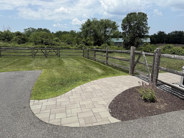 22 Thorson Rd, Oxford, CT 06478 - view of yard with a gate and a rural view