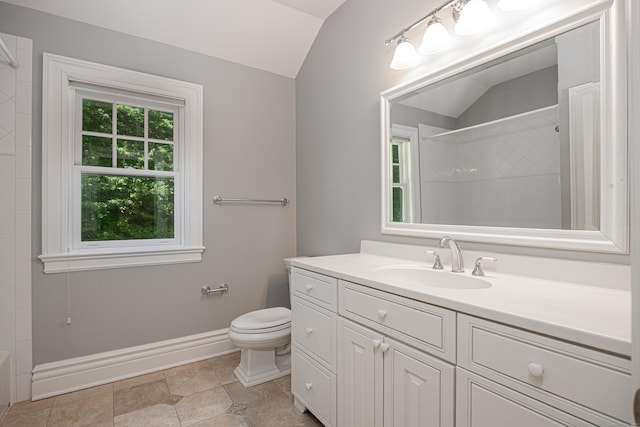 125 Nod Hill Rd, Wilton, CT 06897 - full bathroom with lofted ceiling and vanity