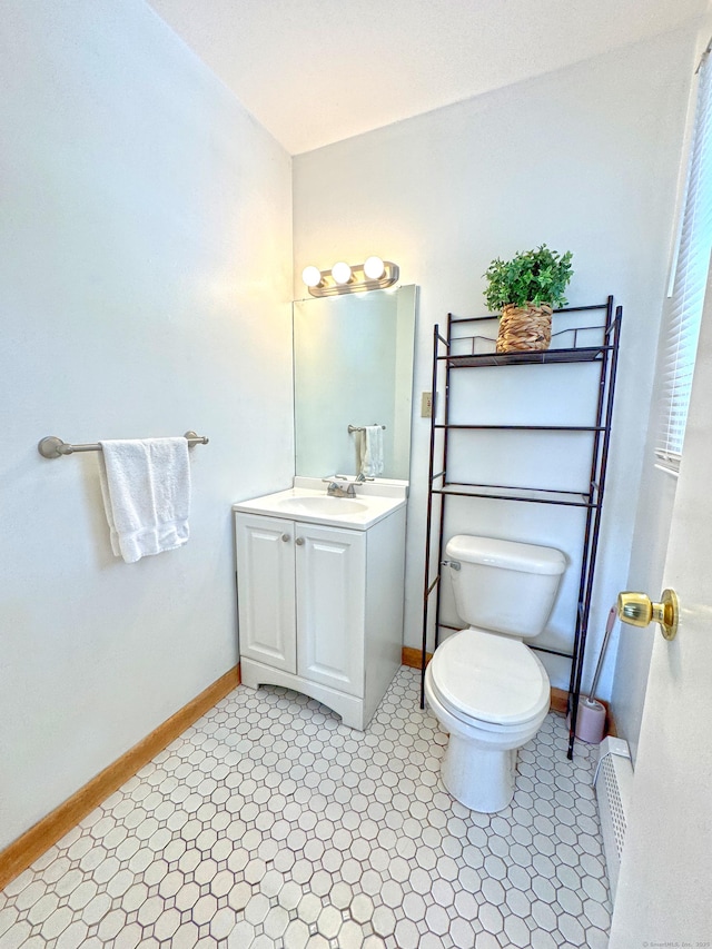 425 Scott Rd, Waterbury, CT 06705 - half bathroom with vanity and toilet