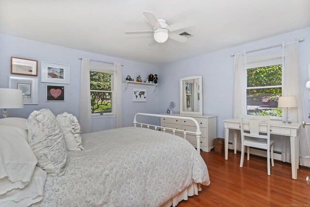 78 Kings Hwy S, Westport, CT 06880 - bedroom featuring wood finished floors and a ceiling fan