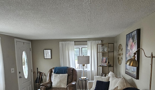 33 Tanner Ave, Norwich, CT 06360 - living room featuring a textured ceiling