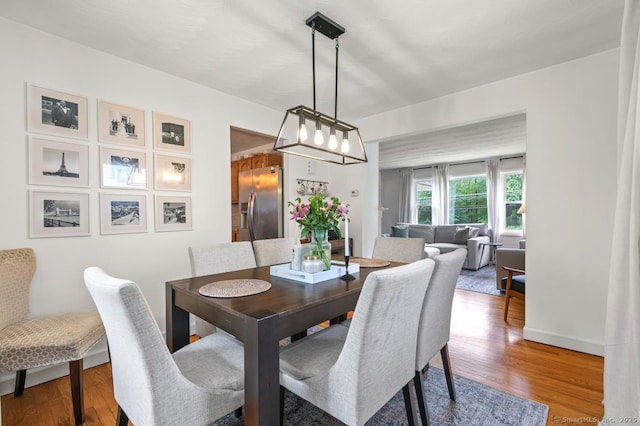 1762 Waterbury Rd, Cheshire, CT 06410 - dining area with wood finished floors