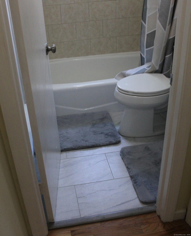 66 Long Meadow Hill Rd Unit 1, Brookfield, CT 06804 - bathroom with toilet and shower / bathtub combination