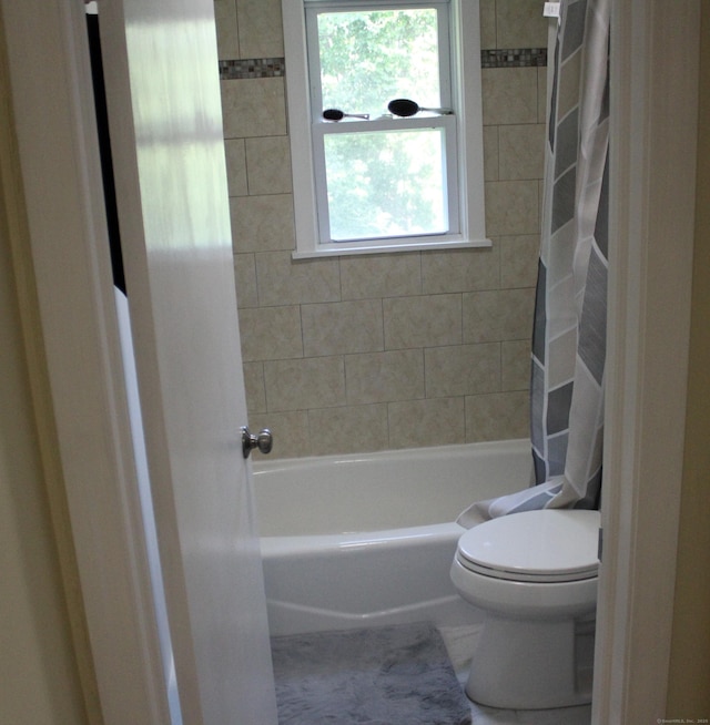 66 Long Meadow Hill Rd Unit 1, Brookfield, CT 06804 - full bathroom with toilet and shower / tub combo