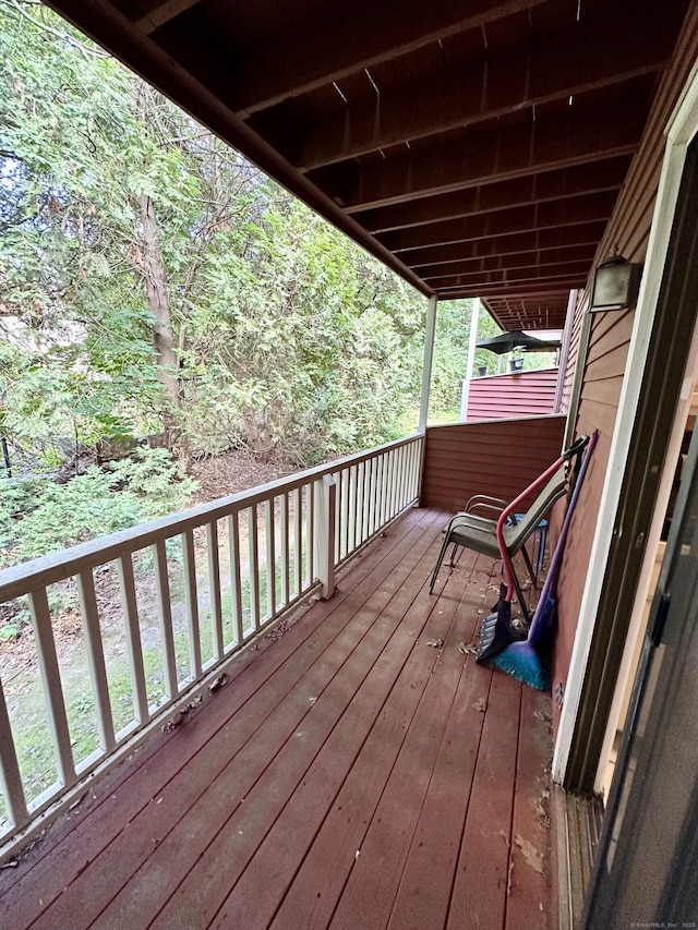409 Glendale Ave Unit C2, Bridgeport, CT 06606 - view of deck