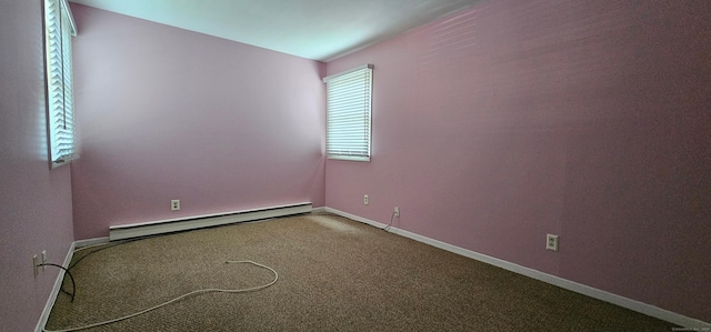 285 Savin Ave Apt B4, West Haven, CT 06516 - carpeted spare room featuring a baseboard radiator and baseboards