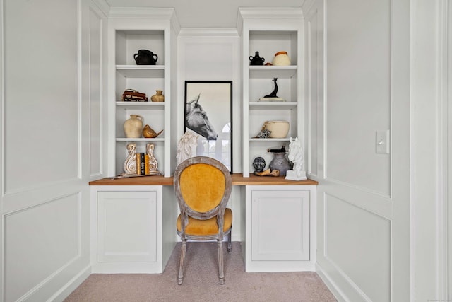 11 Acorn Dr, East Haddam, CT 06423 - office space featuring built in shelves and carpet flooring