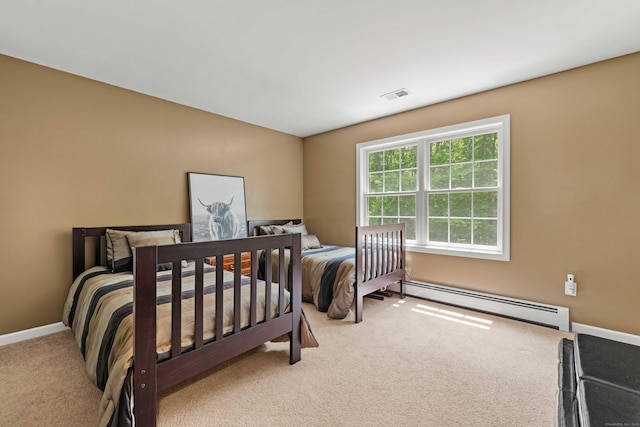 11 Acorn Dr, East Haddam, CT 06423 - carpeted bedroom with a baseboard radiator and baseboards