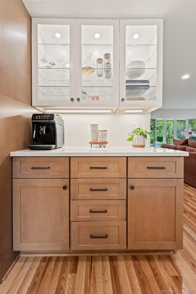 12 Warner Rd, East Haddam, CT 06423 - bar with light wood finished floors and recessed lighting