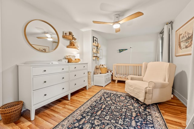 12 Warner Rd, East Haddam, CT 06423 - bedroom with light wood finished floors and a ceiling fan