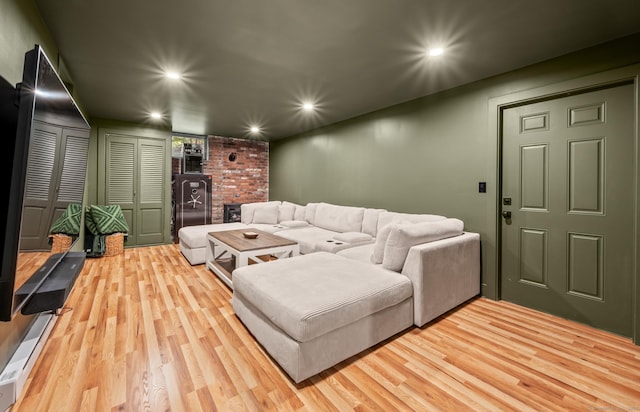 12 Warner Rd, East Haddam, CT 06423 - living area with light wood finished floors and recessed lighting