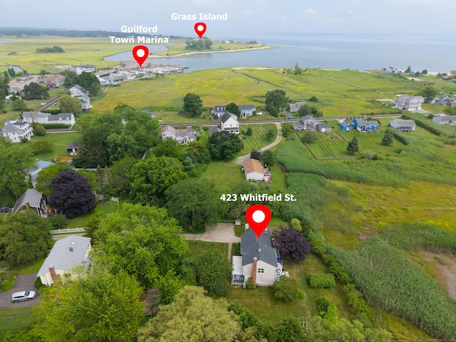 423 Whitfield St, Guilford, CT 06437 - view of property location featuring a large body of water and rural landscape