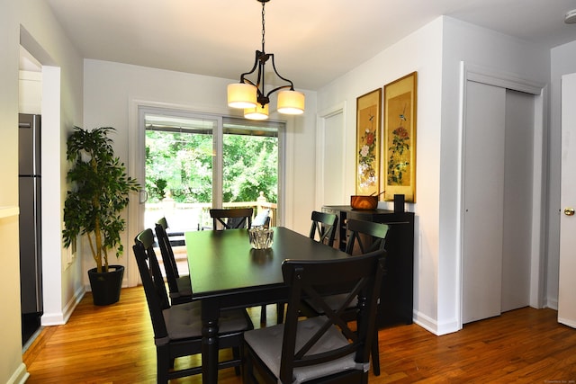 84 Parade Hill Rd Unit 84, New Canaan, CT 06840 - dining space with wood finished floors