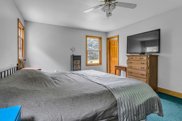4 Overlook Dr, North Branford, CT 06471 - bedroom with carpet flooring and ceiling fan