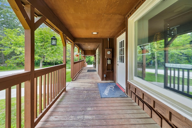 678 Colonel Ledyard Hwy, Ledyard, CT 06339 - view of wooden terrace