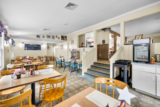678 Colonel Ledyard Hwy, Ledyard, CT 06339 - dining area with stairway