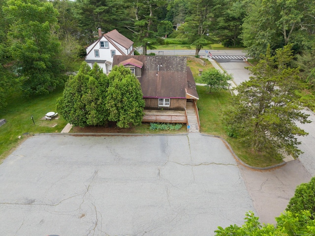678 Colonel Ledyard Hwy, Ledyard, CT 06339 - view from above of property featuring a heavily wooded area
