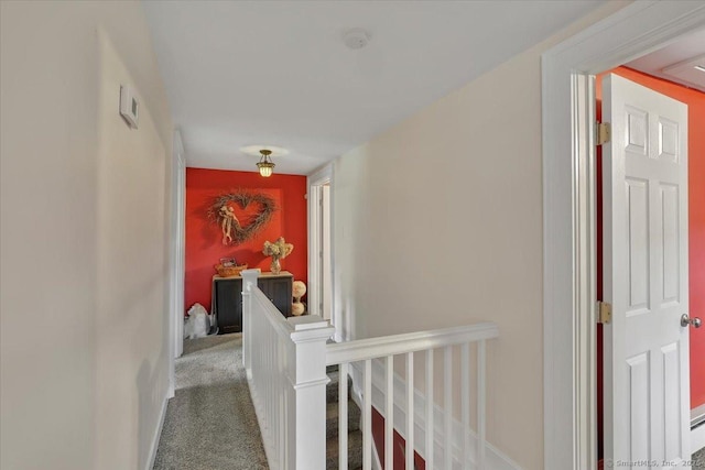 100 Adams Rd, Bloomfield, CT 06002 - hall with an upstairs landing and carpet floors