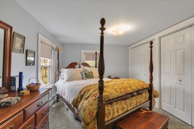 100 Adams Rd, Bloomfield, CT 06002 - carpeted bedroom with two closets