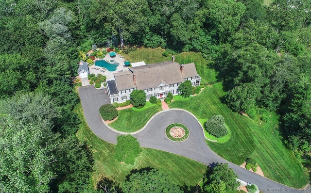 9 Tallwood Rd, Woodbridge, CT 06525 - view of property location with a pool area