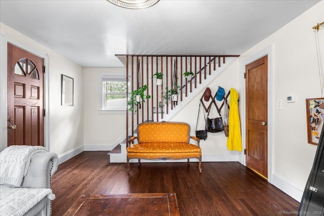 10 Gifford Ln, Norwich, CT 06389 - entrance foyer featuring wood-type flooring and stairway