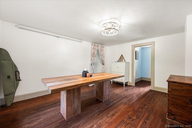 10 Gifford Ln, Norwich, CT 06389 - unfurnished office with dark wood finished floors and baseboards