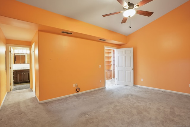 224 Fan Hill Rd, Monroe, CT 06468 - unfurnished bedroom with light carpet and vaulted ceiling