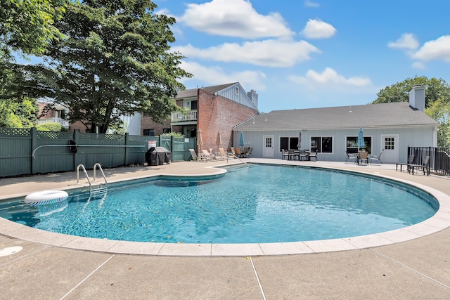6 Hills Ln Unit 6, Norwalk, CT 06880 - view of swimming pool with a patio area