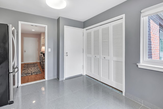 6 Hills Ln Unit 6, Norwalk, CT 06880 - unfurnished bedroom with freestanding refrigerator and a closet