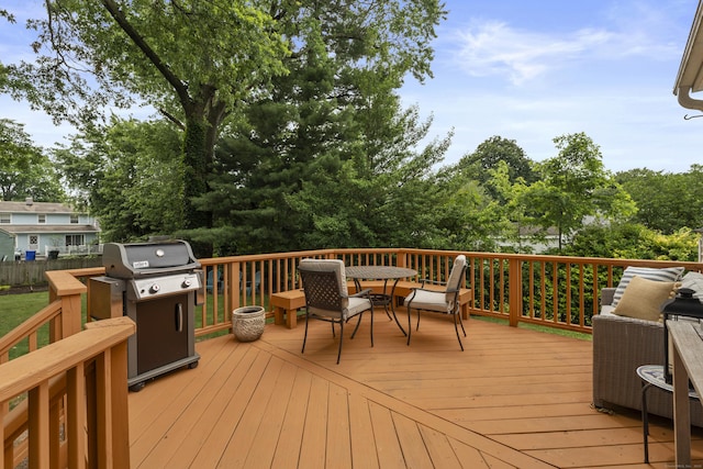 39 Dartmouth Ave, West Hartford, CT 06110 - wooden deck featuring grilling area